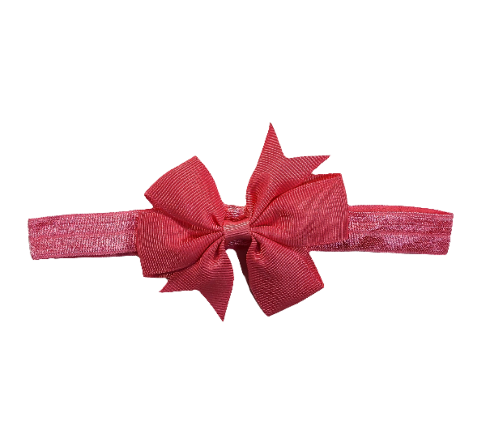 Hot pink bow