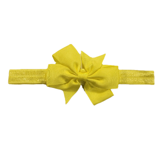Lemon yellow bow