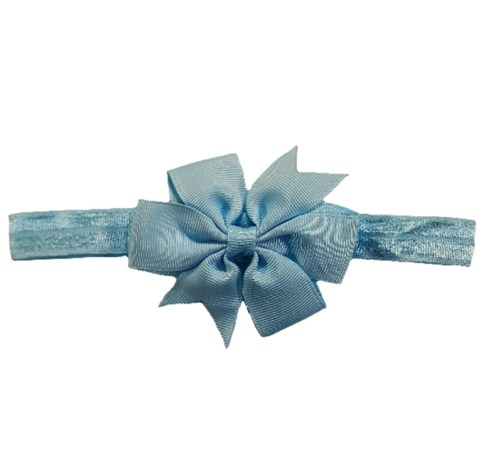 Baby blue bow