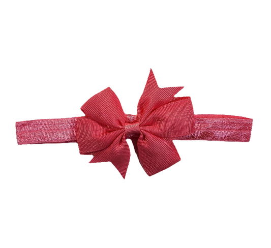 Hot pink bow