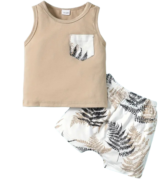 Riley singlet and short set