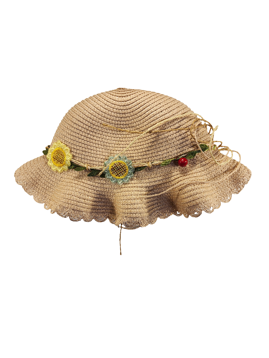 Sun hat pink with matching bag