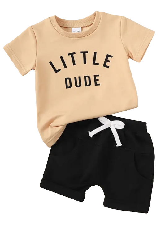 Nick t-shirt and short set
