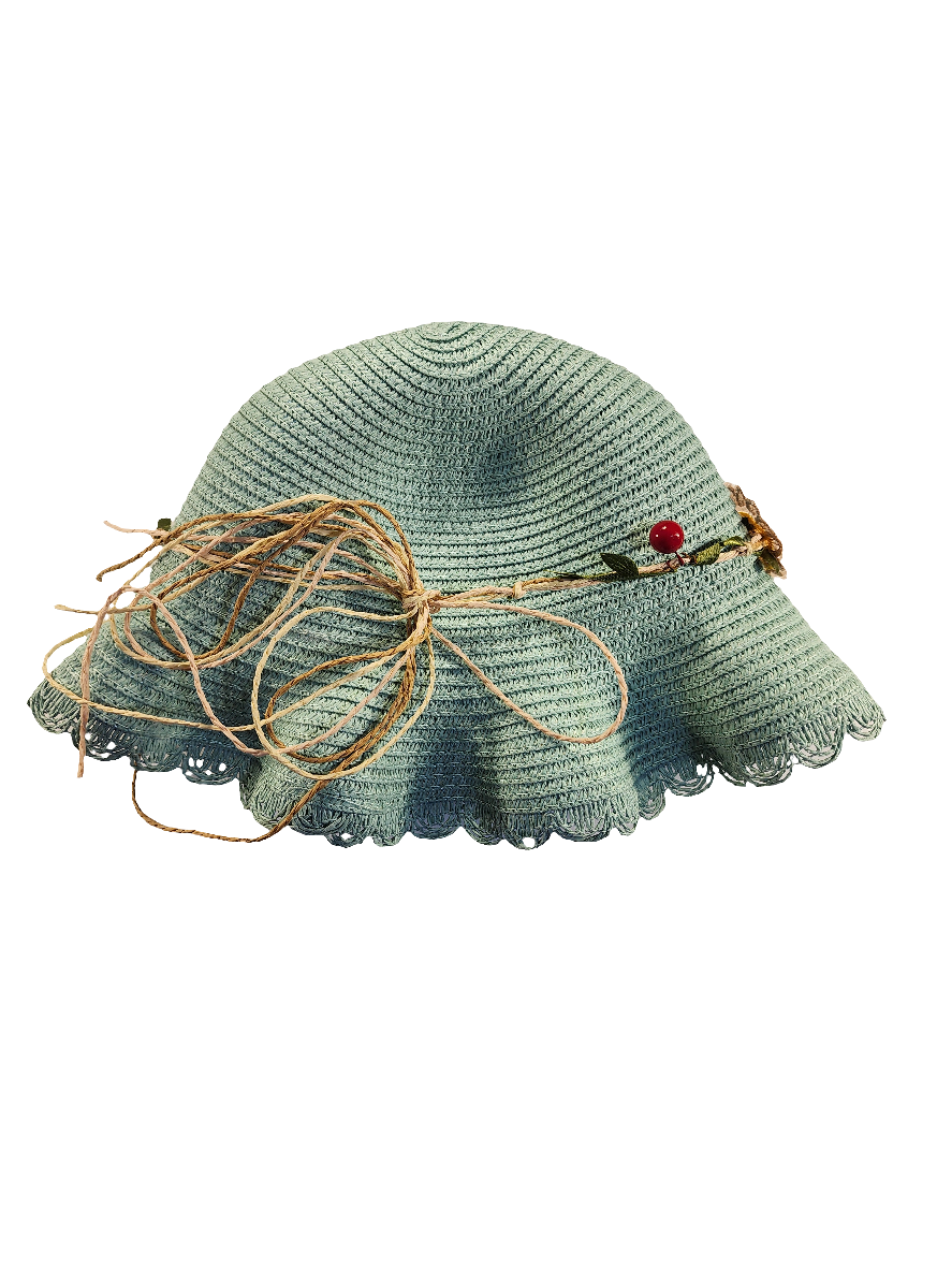 Sun hat blue with matching bag